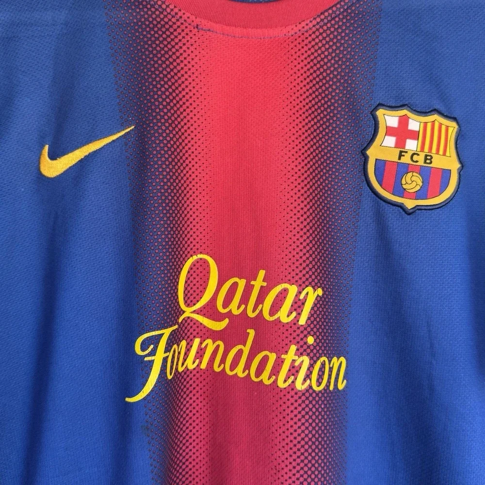Size L - Barcelona 2012 2013 Home‎ Shirt Jersey Nike